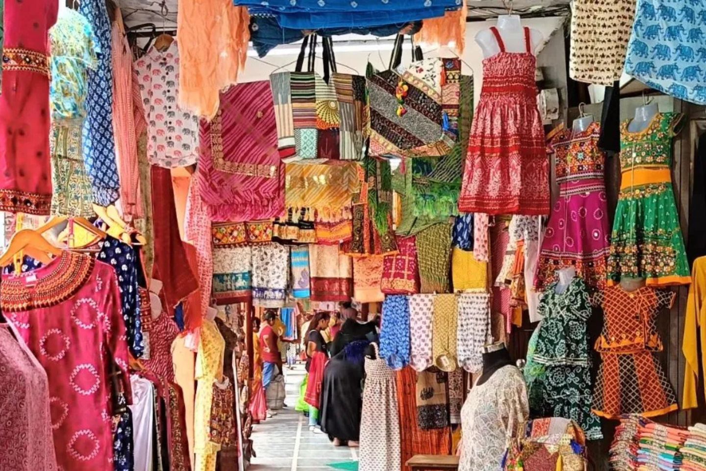 Shop in traditional bazaars